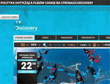 Tablet Screenshot of discoverychannel.pl