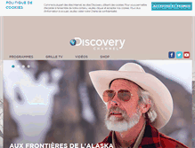 Tablet Screenshot of discoverychannel.fr