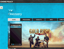 Tablet Screenshot of discoverychannel.it